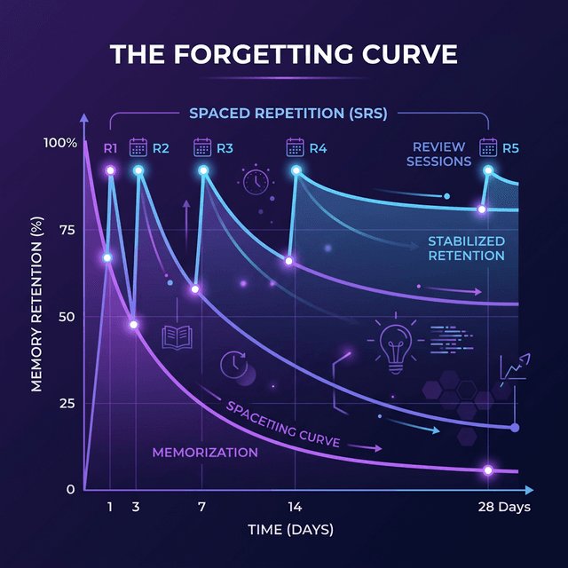 Spaced Repetition Graphic